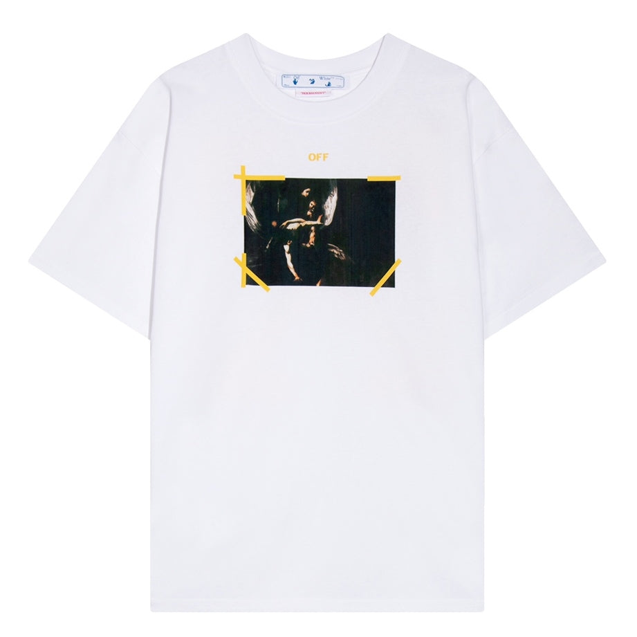 OFF-Whlte Arrow Logo Cotton T-shirt