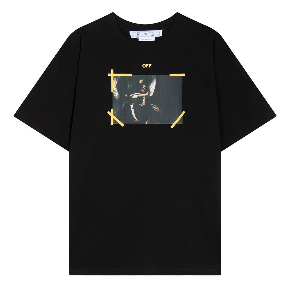 OFF-Whlte Arrow Logo Cotton T-shirt