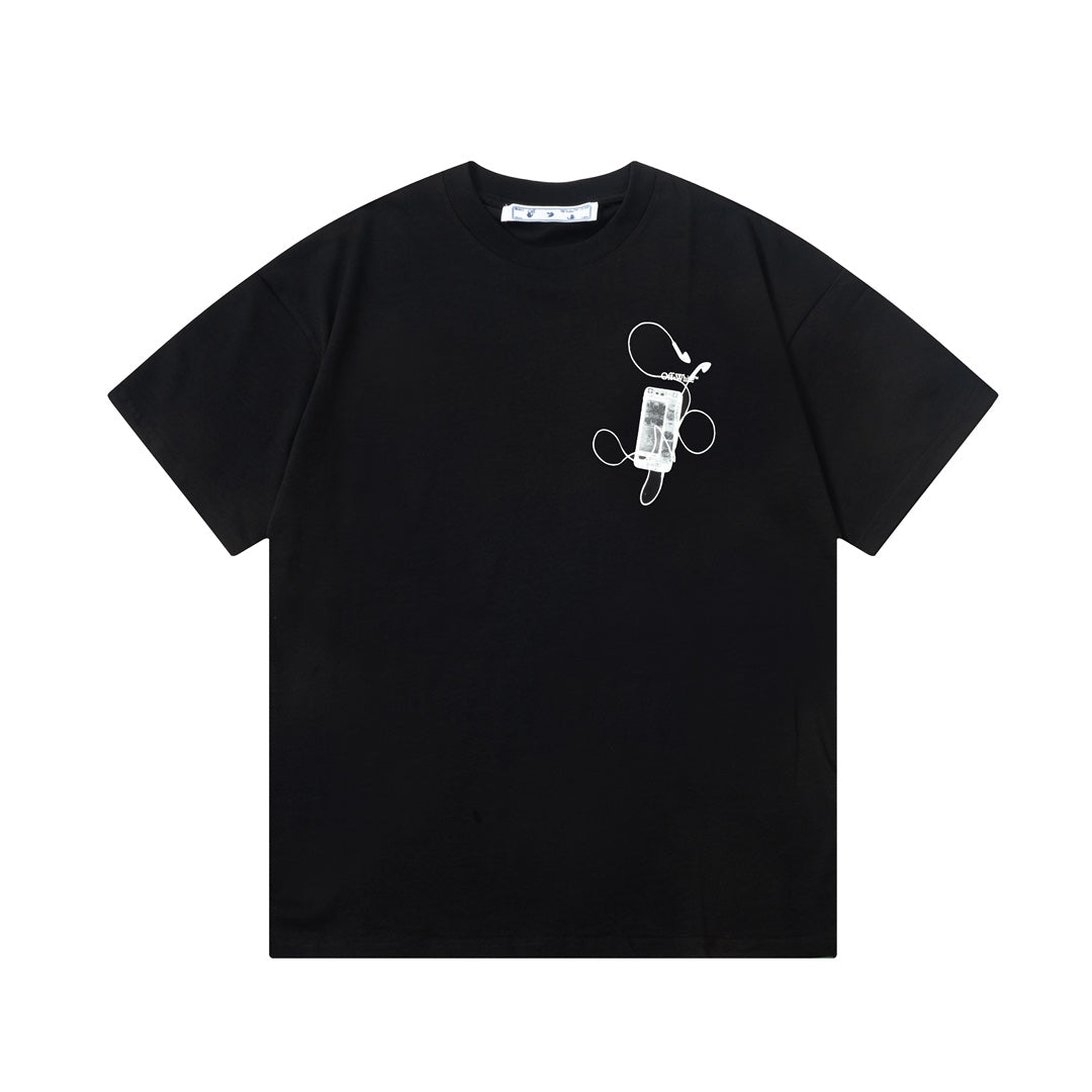 OFF-Whlte Arrow Logo Cotton T-shirt#1050