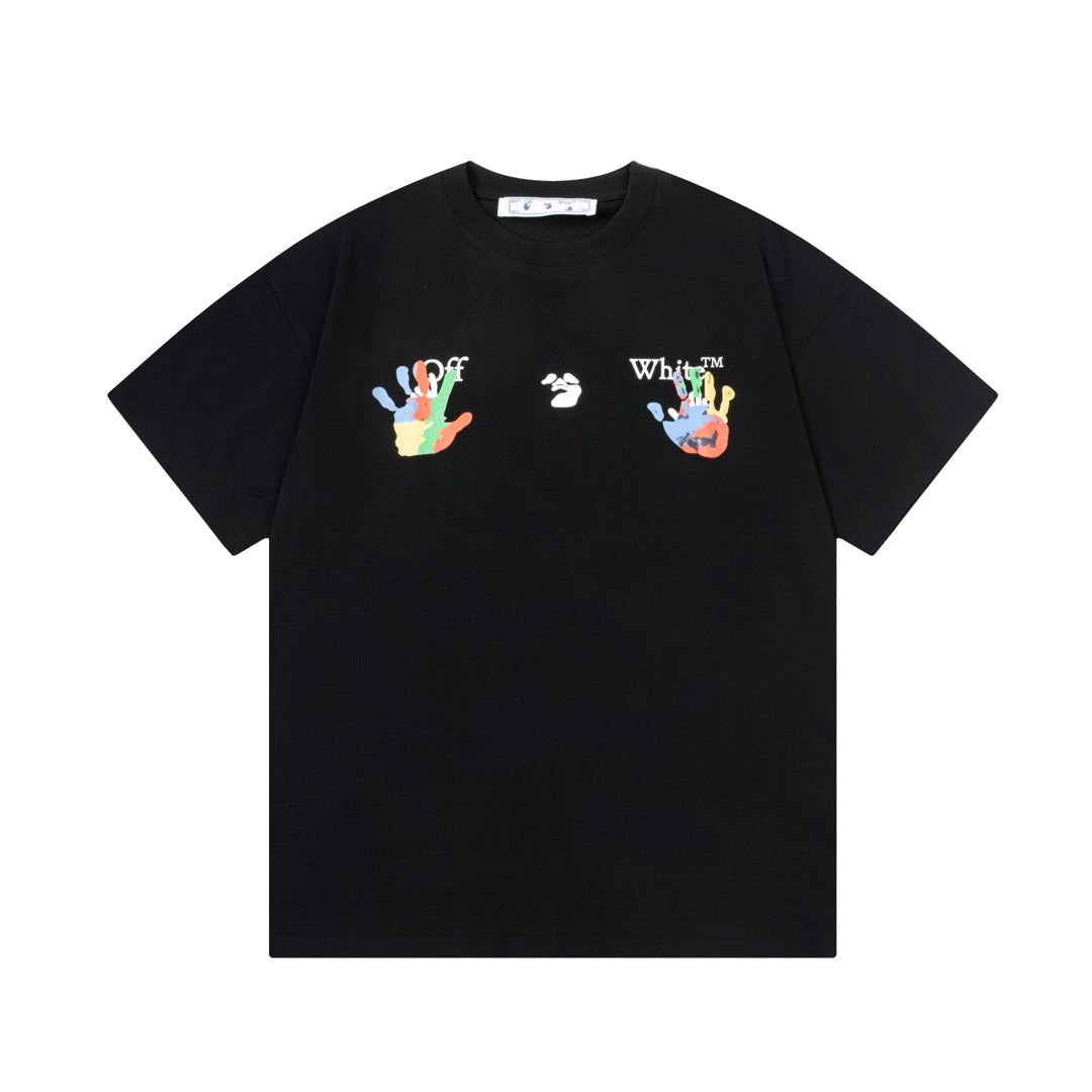 OFF-Whlte Arrow Logo Cotton T-shirt#1002