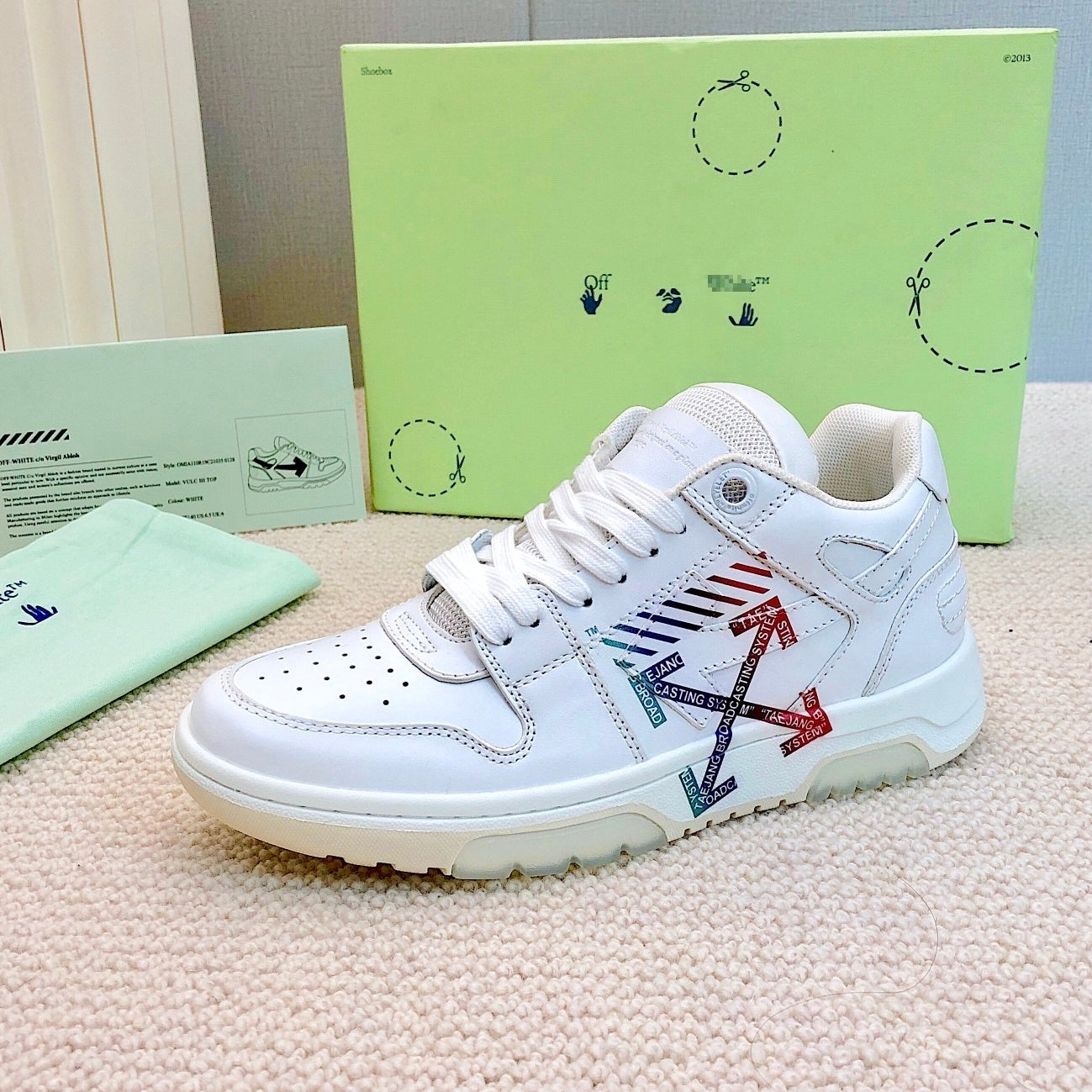 OFF-Whlte Colorful arrow signs Sneakers#26