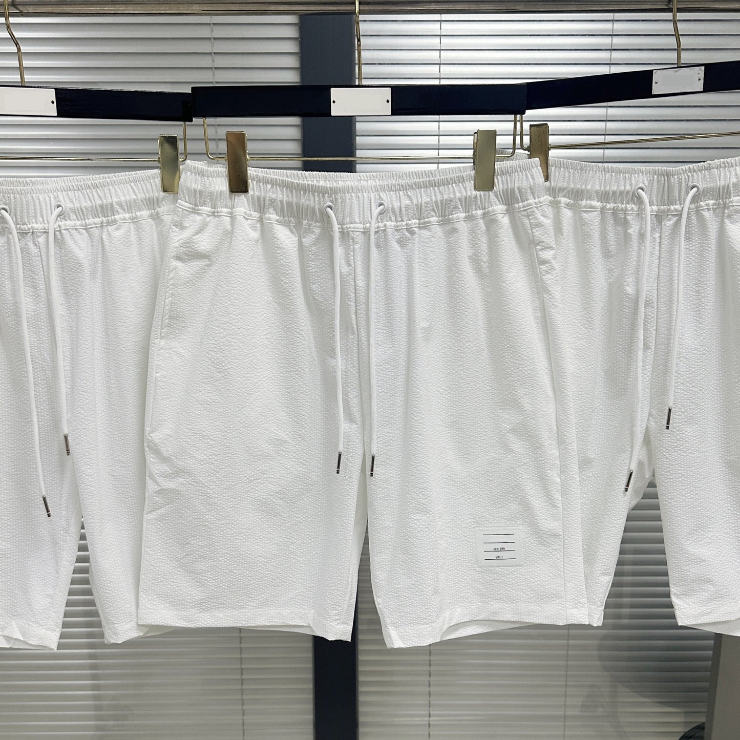 4-Bar Seersucker Sports shorts