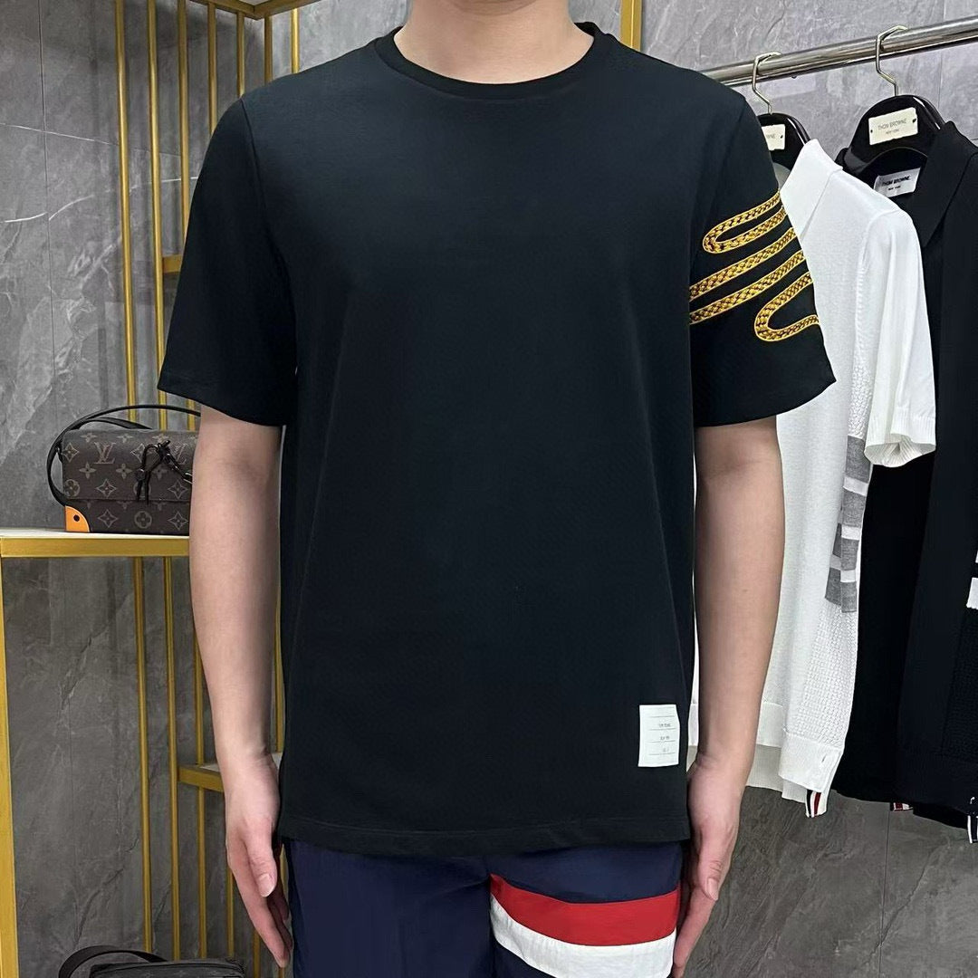 4-Bar Snake pattern T-shirt