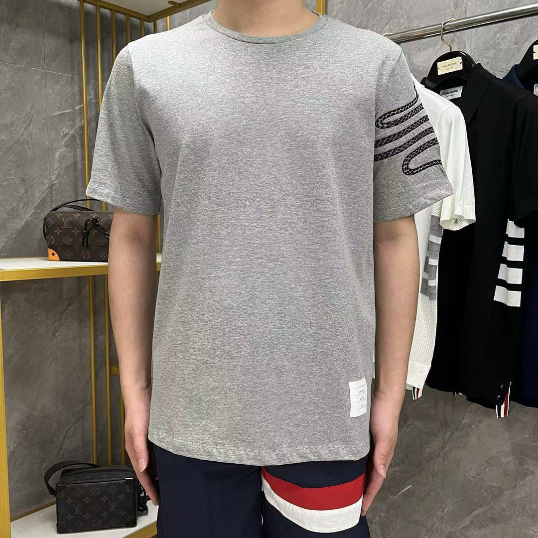 4-Bar Snake pattern T-shirt