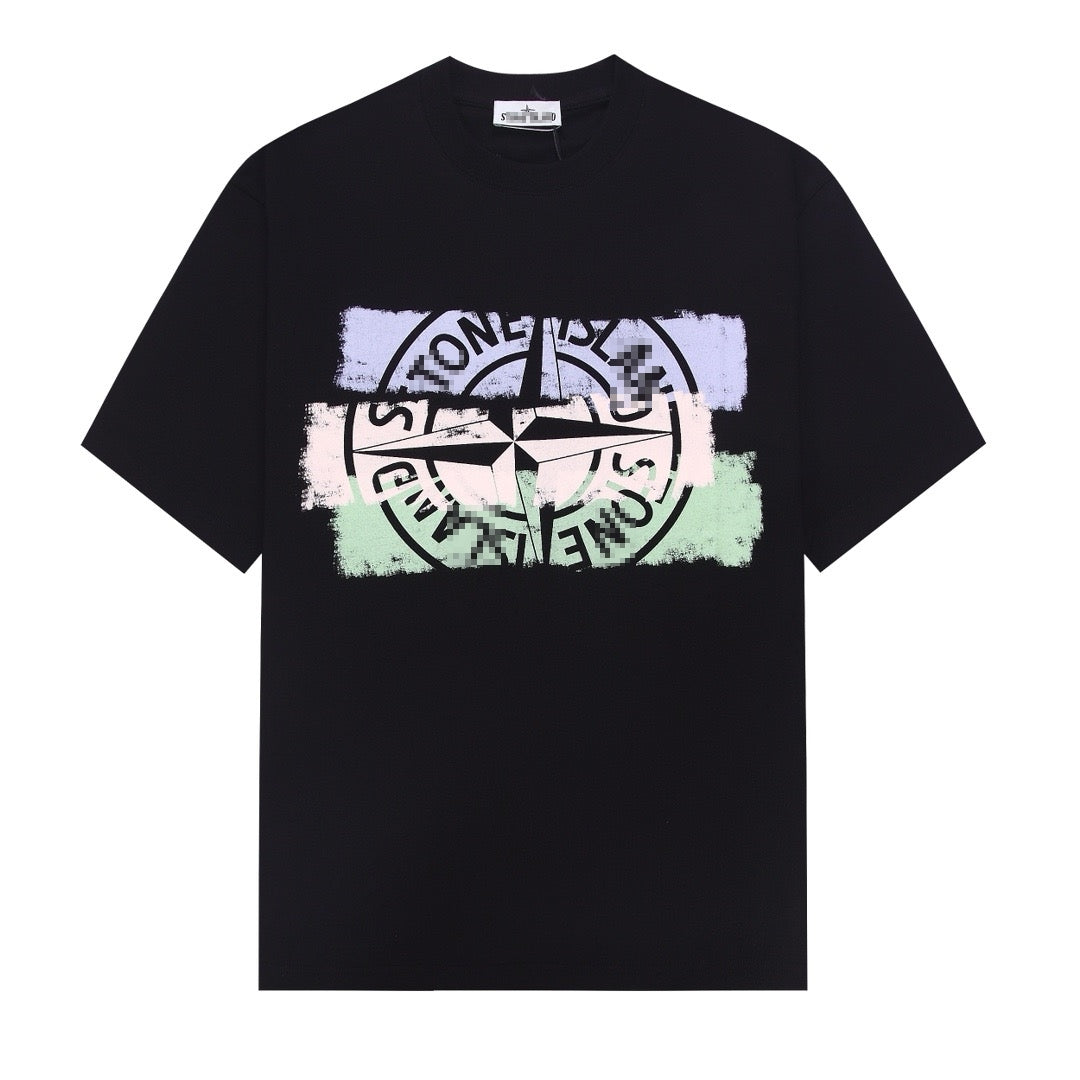 ST0NE lSLAND Pure Cotton T-Shirt #52