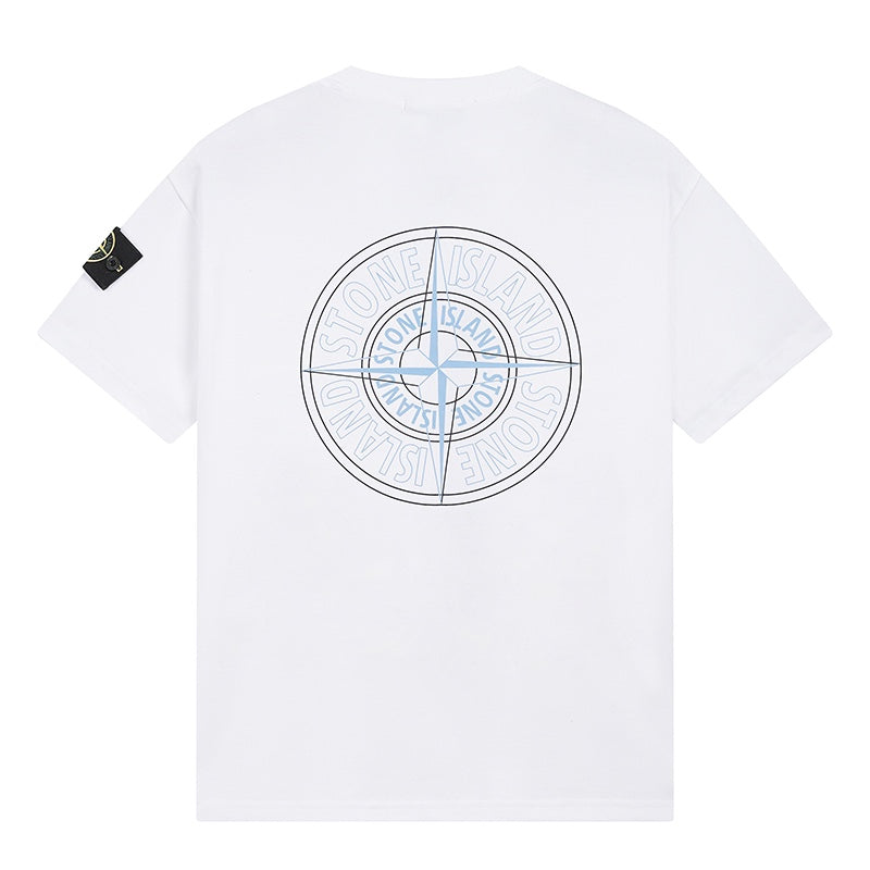 ST0NE lSLAND Pure Cotton T-Shirt #43