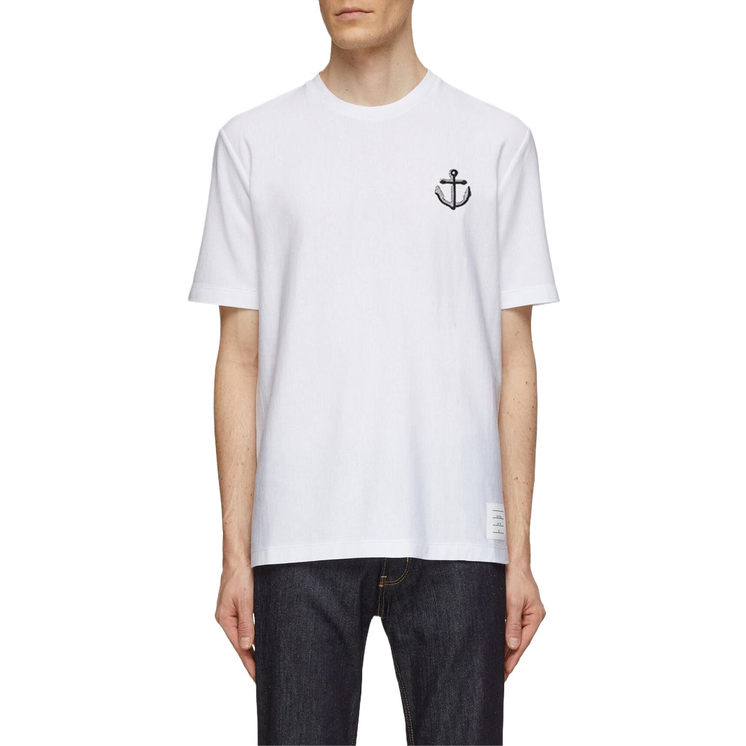 4-Bar Anchor embroidery T-shirt