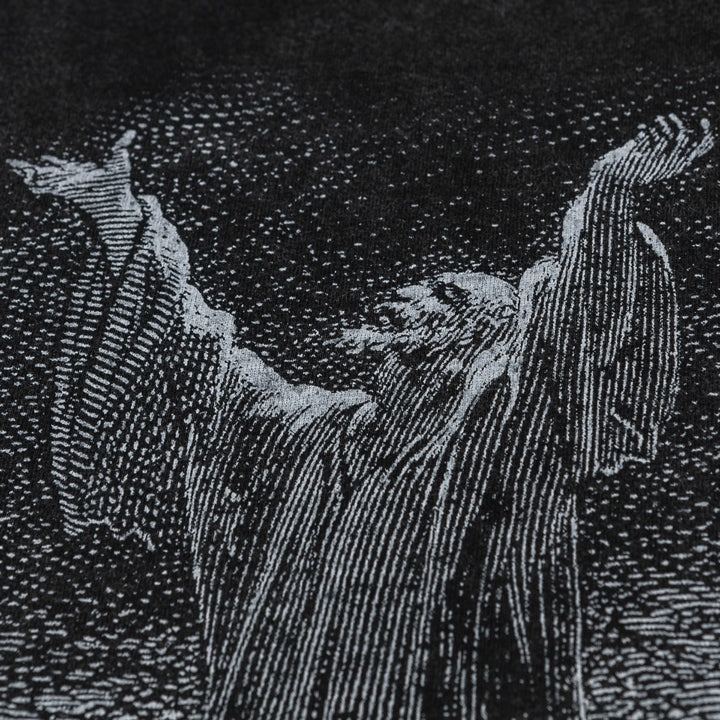 F0G-Washed fabric printed T-shirt