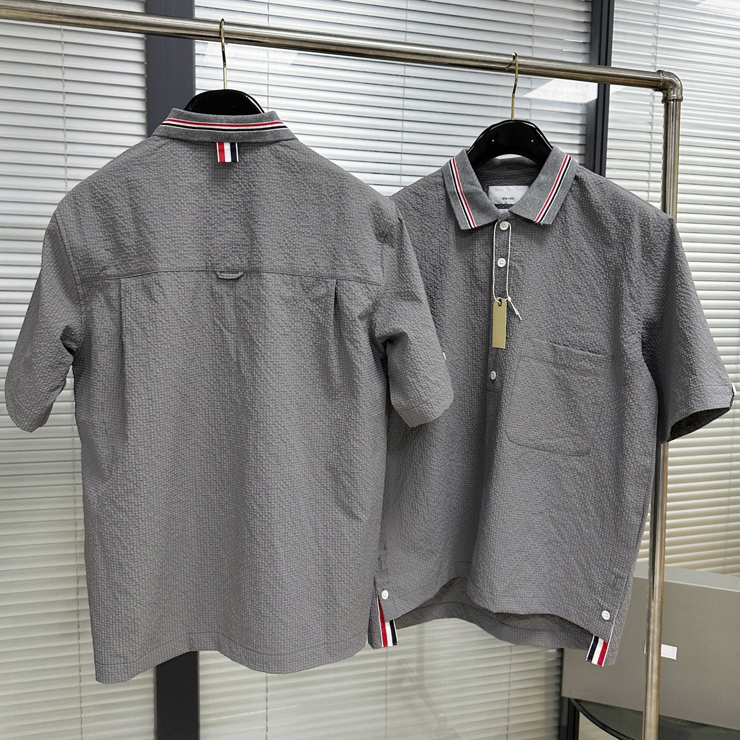 4-Bar Short sleeved shirt#1120