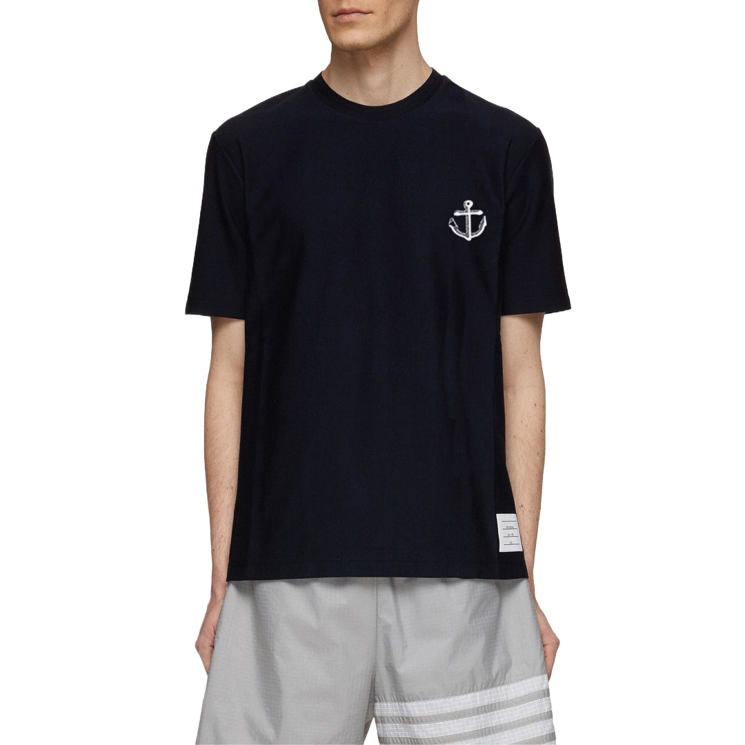 4-Bar Anchor embroidery T-shirt