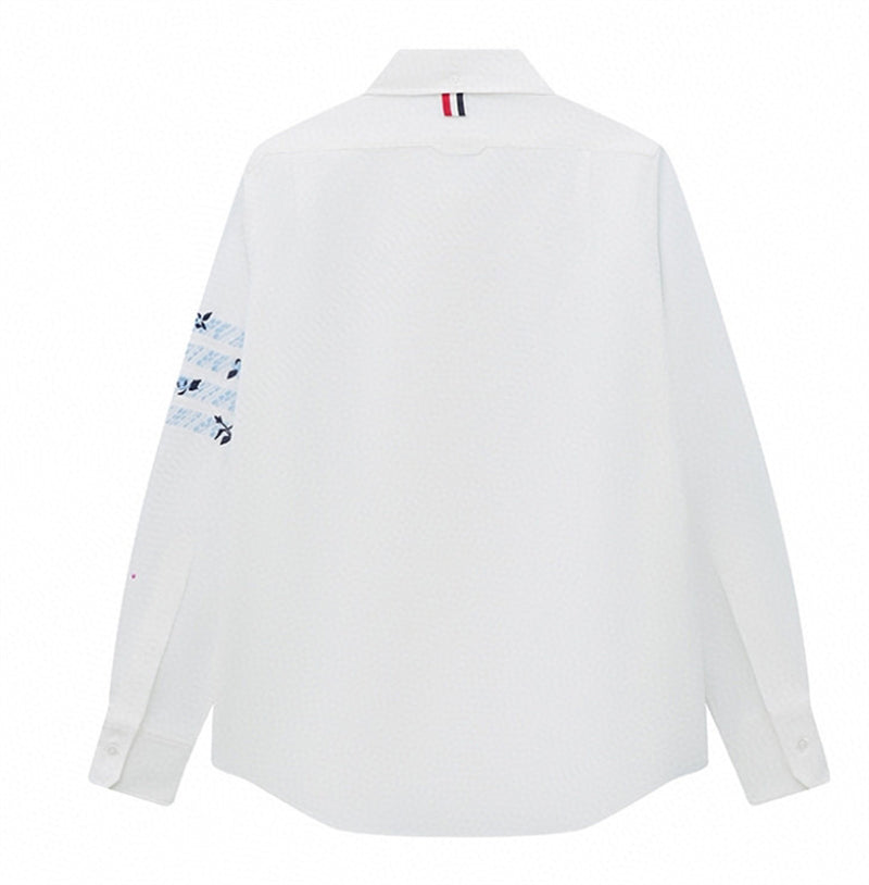 4-Bar Casual Oxford Shirt