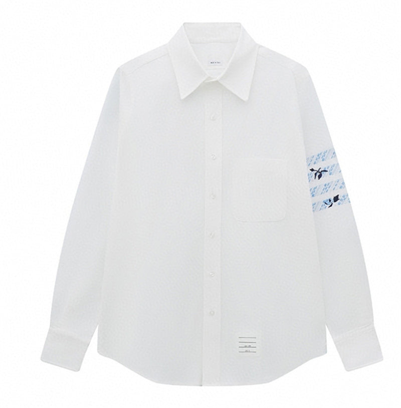 4-Bar Casual Oxford Shirt