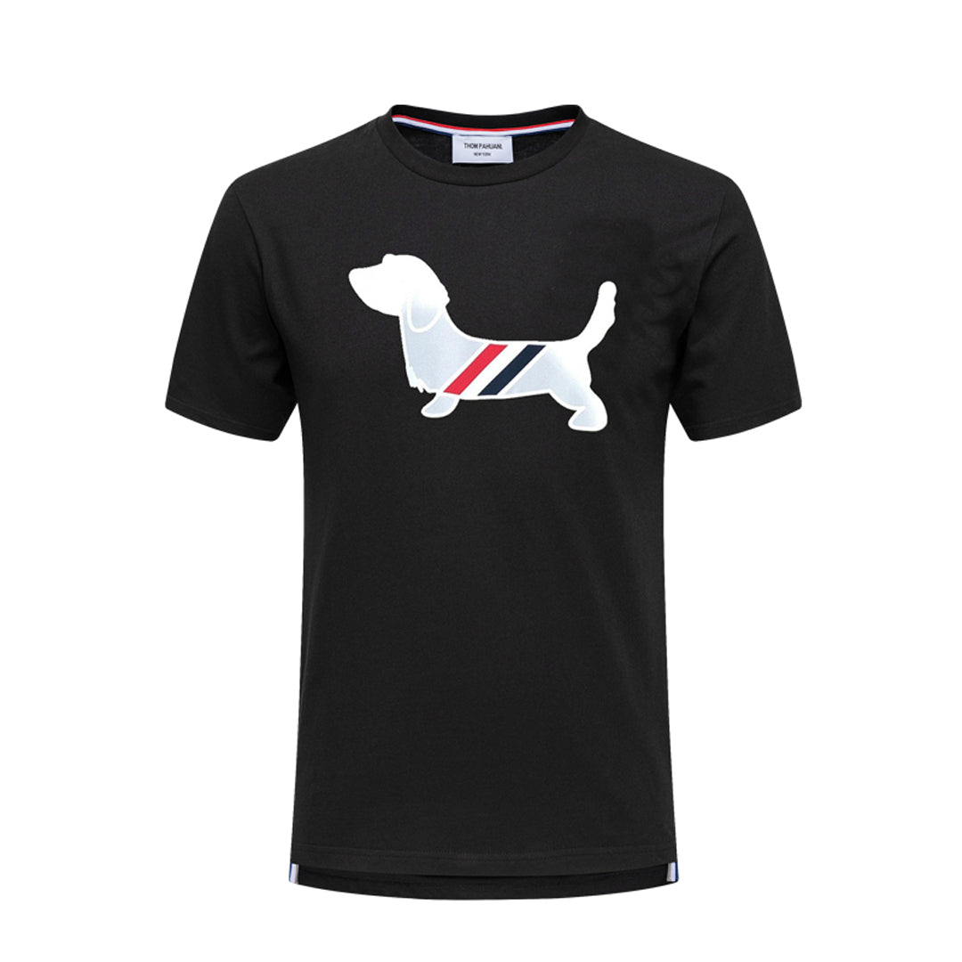 4-Bar Puppy Print T-shirt