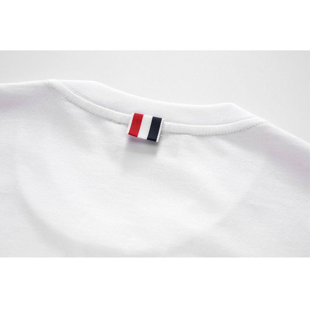 4-Bar Anchor embroidery T-shirt