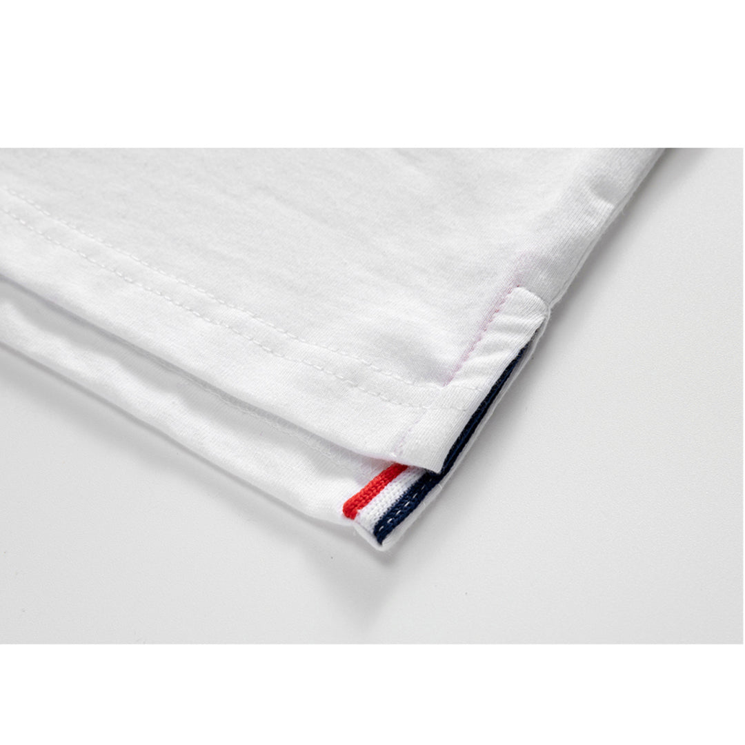 4-Bar Anchor embroidery T-shirt