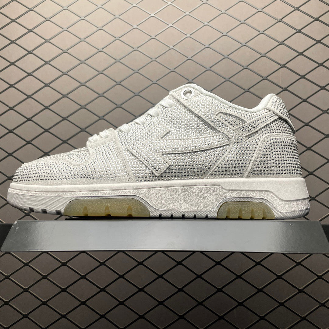 OFF-Whlte Full diamond Sports shoes#11