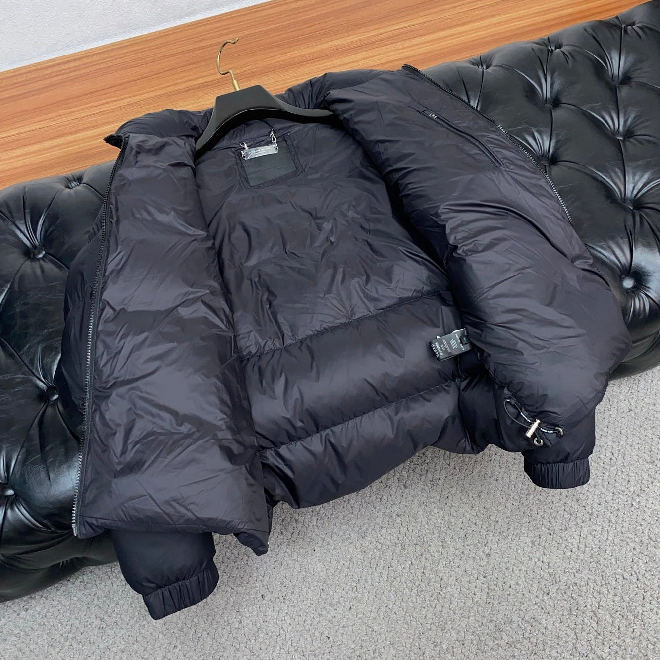 PP Men's Black Down Jacket