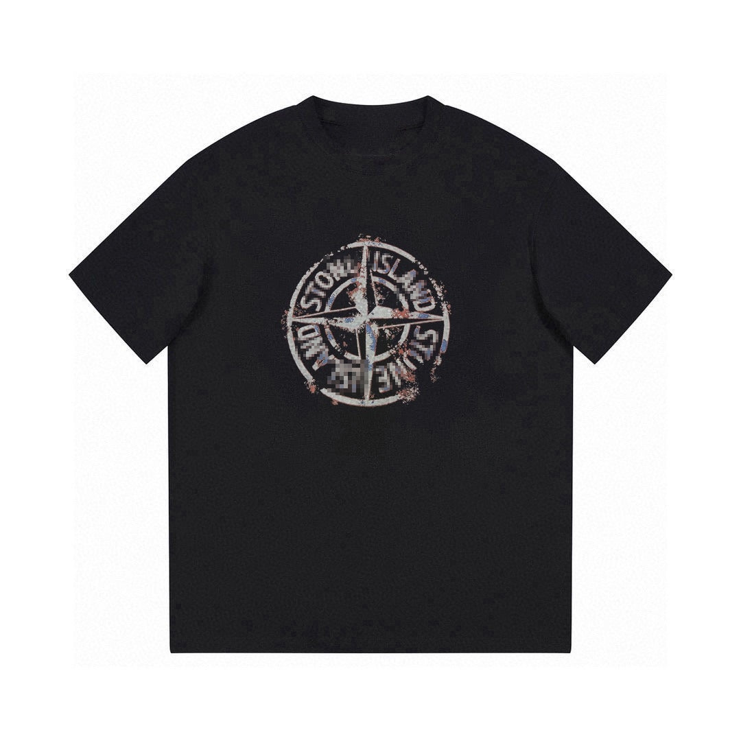 ST-Compass print T-shirt
