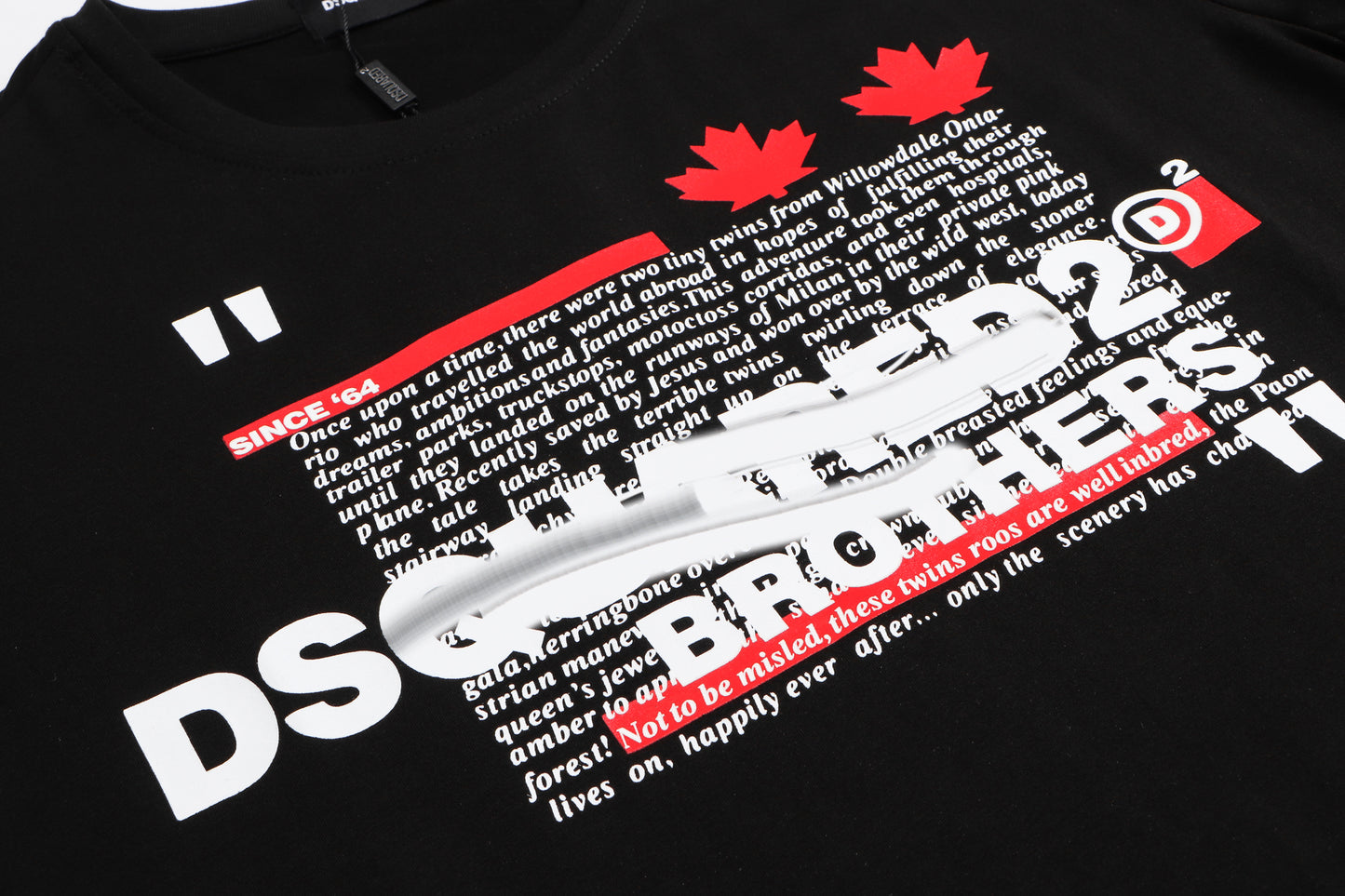 D2 Lettering Cotton T-shirt #27