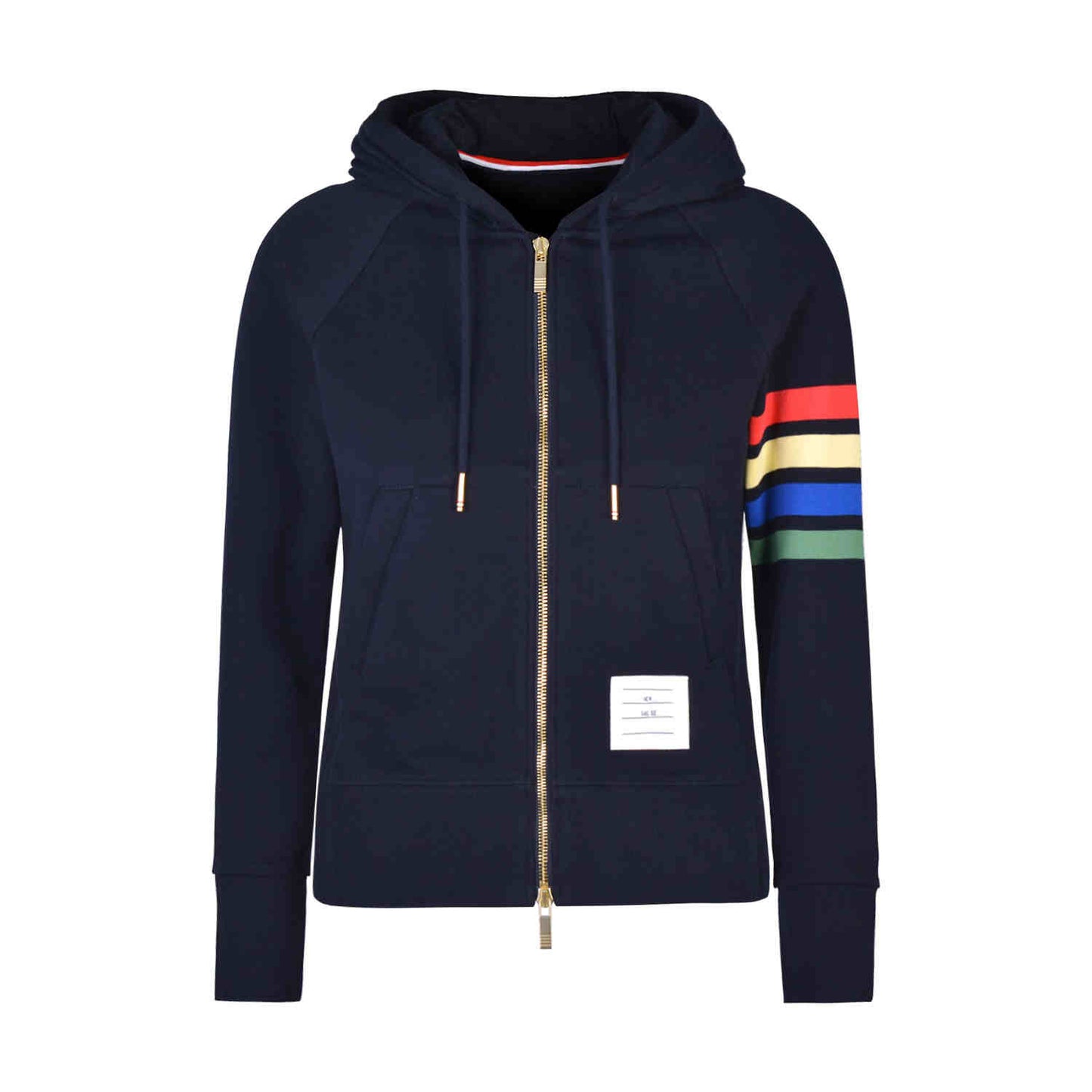 4-Bar Rainbow Stripes Hoodies