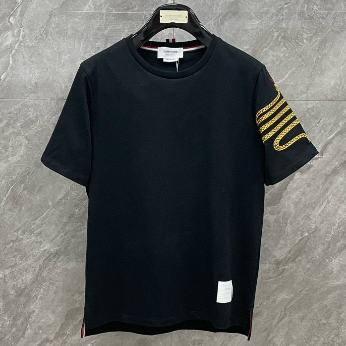4-Bar Snake pattern T-shirt
