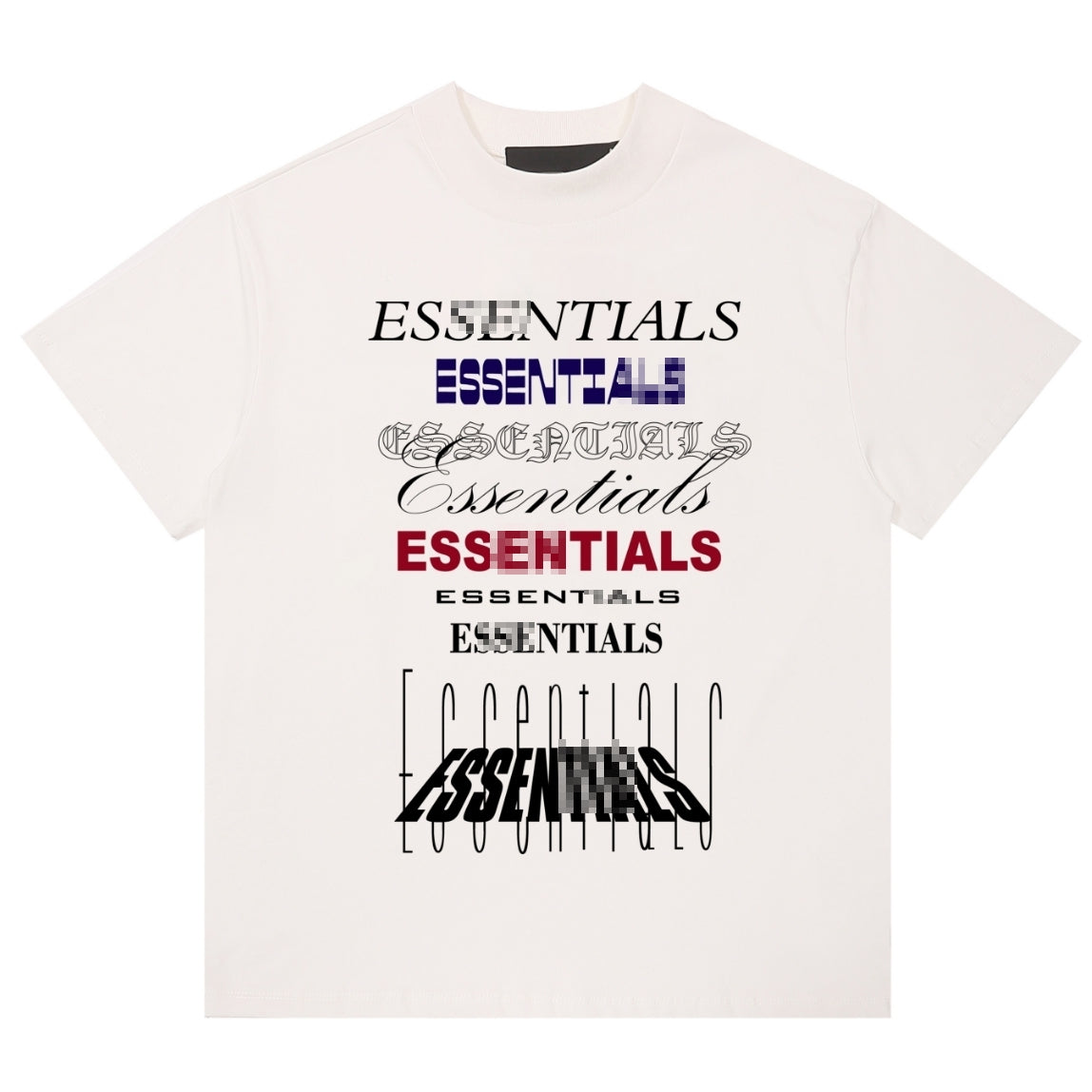 F0G-Letter Printing Cotton T-shirt#7