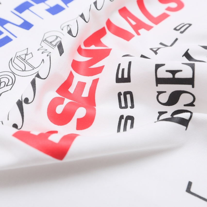 F0G-Letter Printing Cotton T-shirt#7