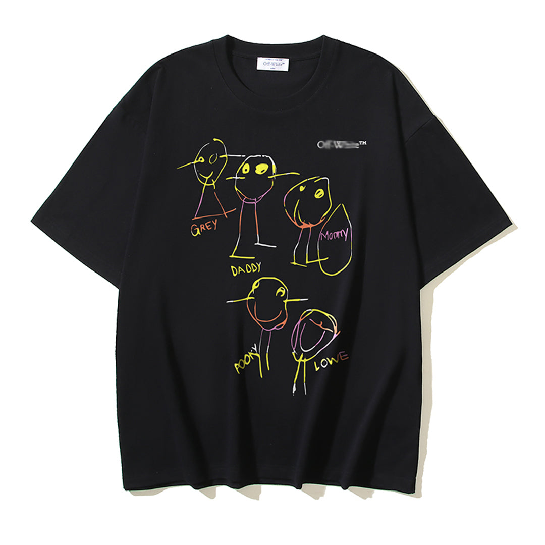 OFF-Whlte Arrow Logo Cotton T-shirt#1180