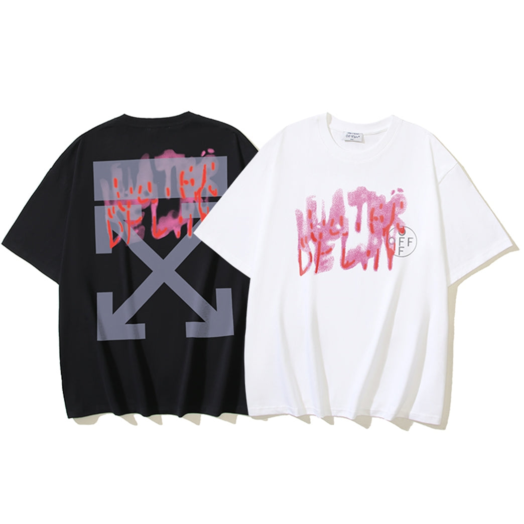 OFF-Whlte Arrow logo print T-shirt#4