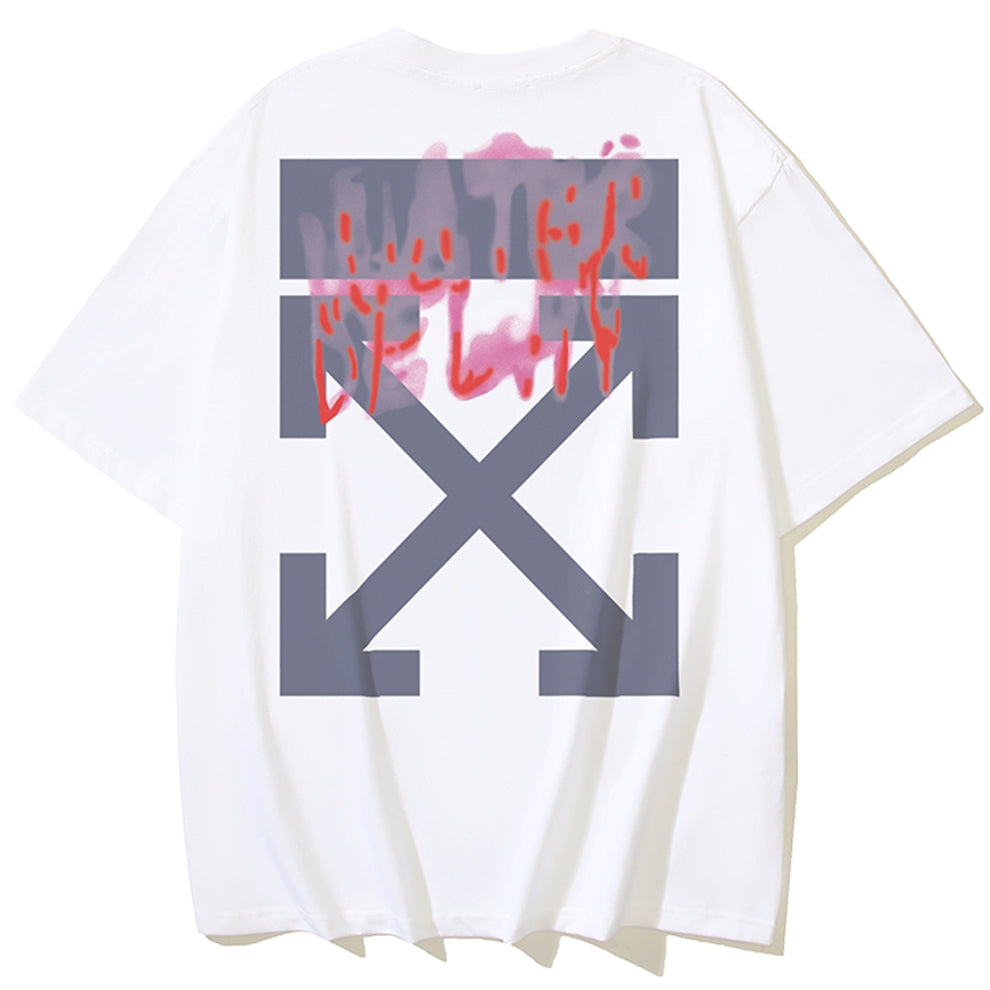 OFF-Whlte Arrow logo print T-shirt#4