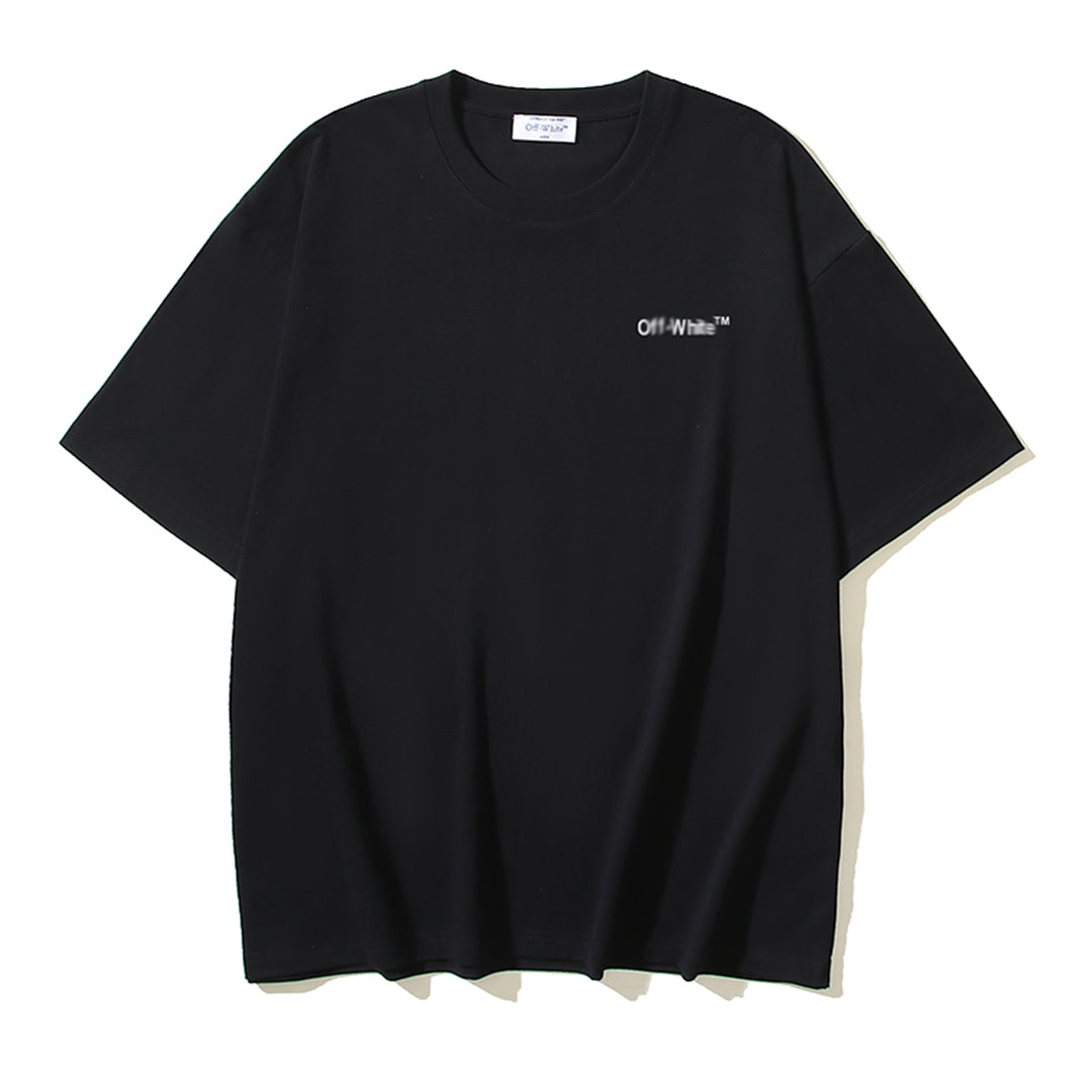 OFF-Whlte Arrow Logo Cotton T-shirt-171
