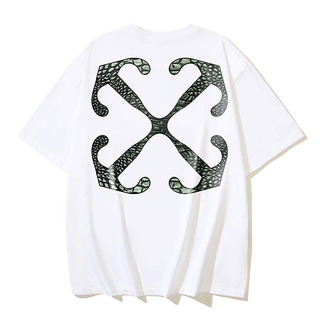 OFF-Whlte Arrow Logo Cotton T-shirt#1174