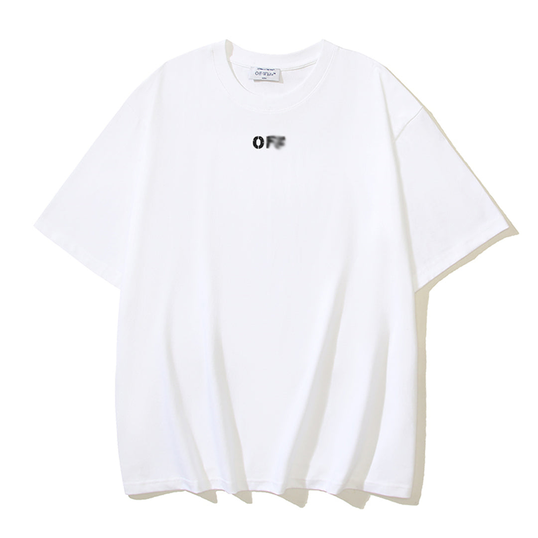 OFF-Whlte Arrow Logo Cotton T-shirt#1089