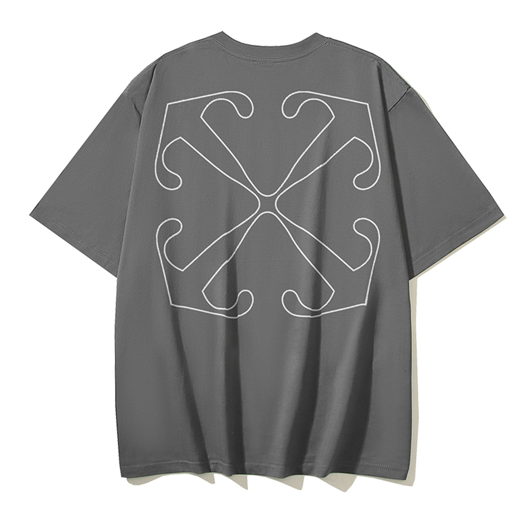 OFF-Whlte Arrow Logo Cotton T-shirt#1025