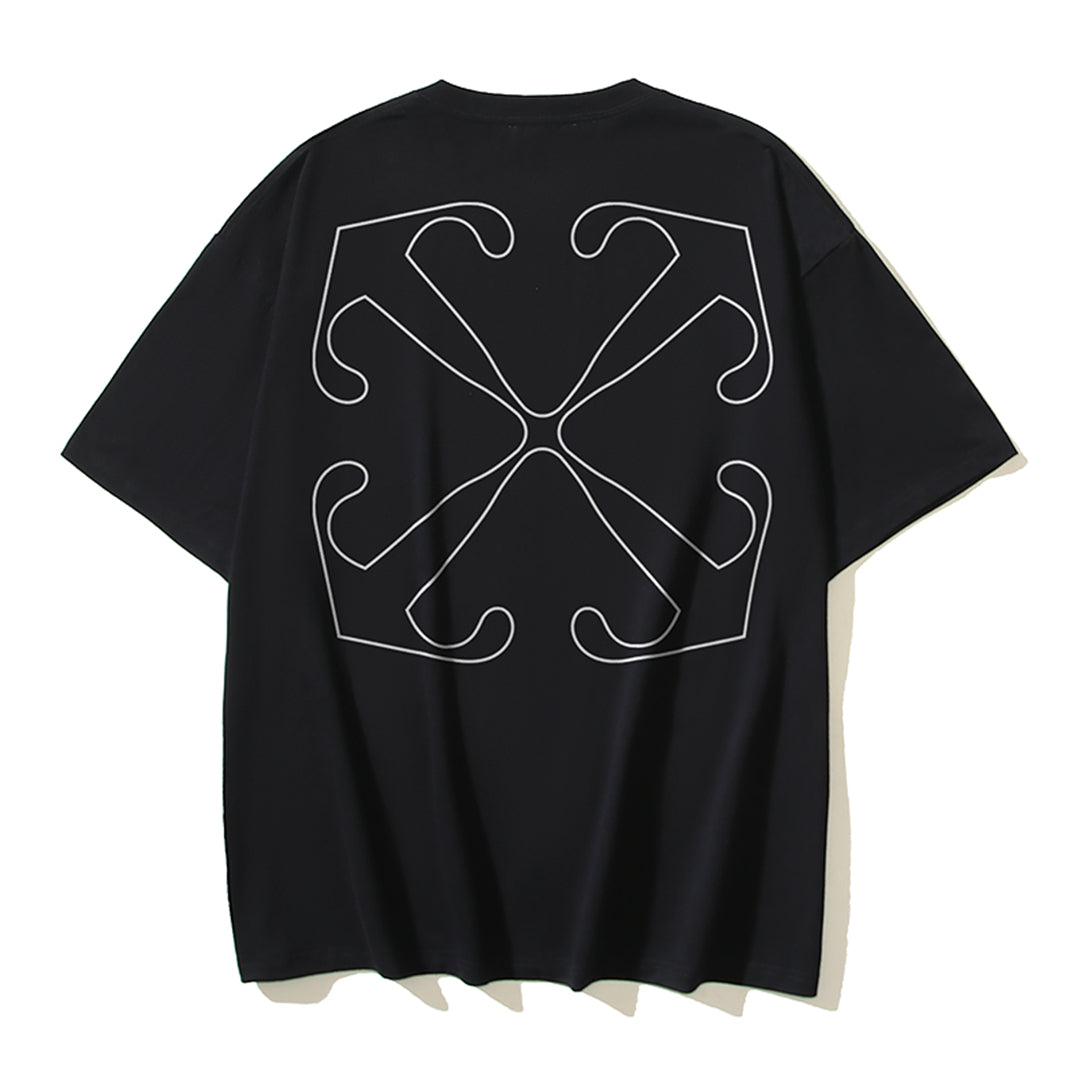 OFF-Whlte Arrow Logo Cotton T-shirt#1025
