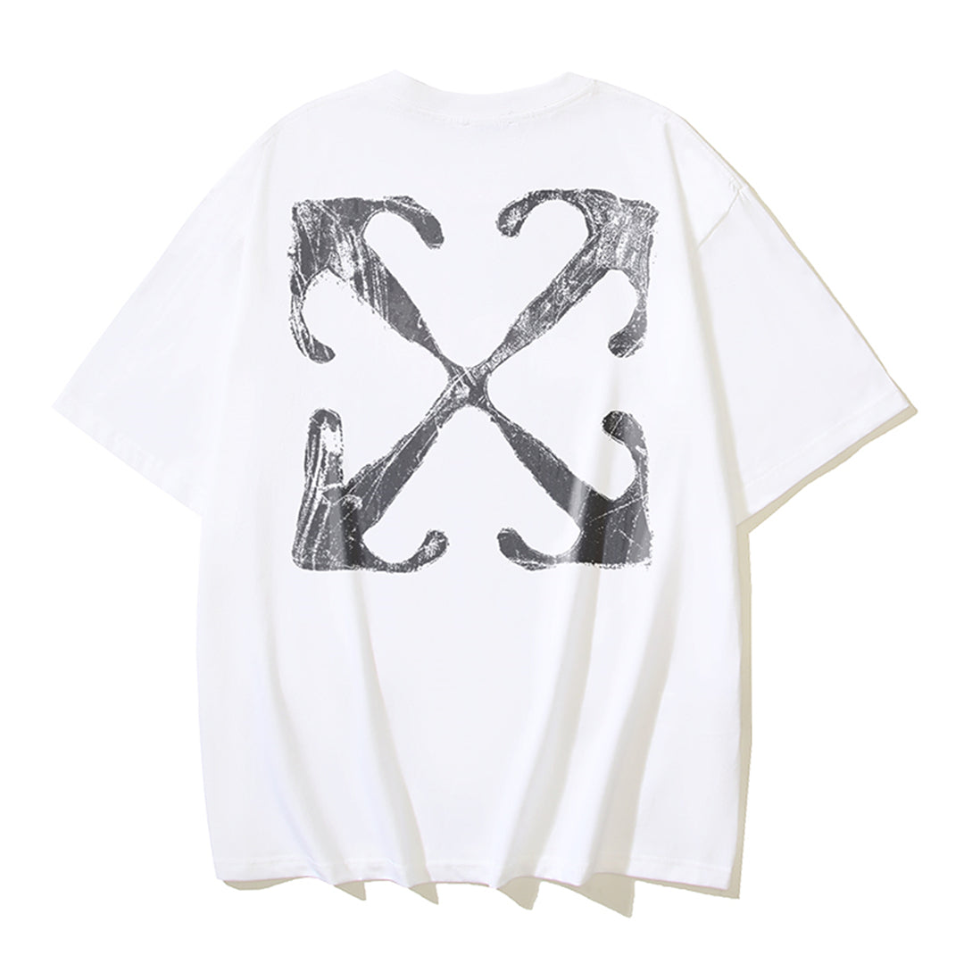 OFF-Whlte Arrow Logo Cotton T-shirt-182