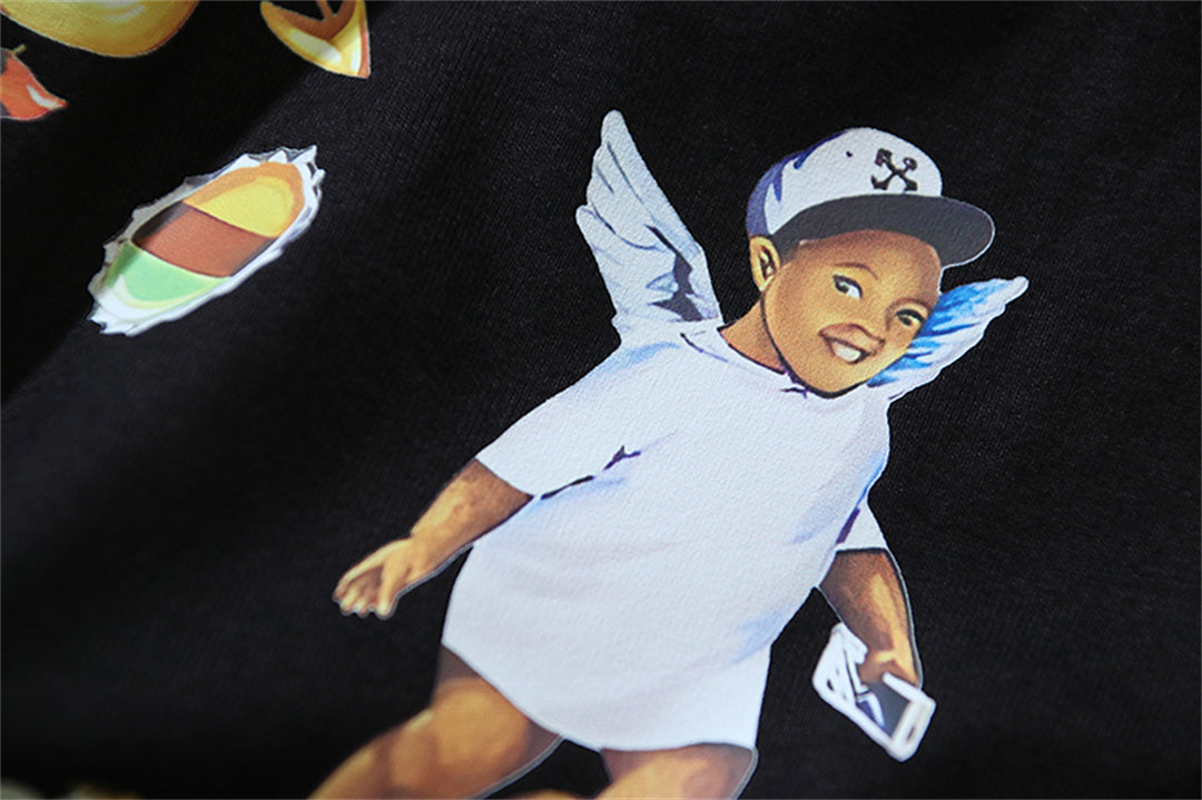 OFF-Whlte Arrow Logo Cotton T-shirt#1139