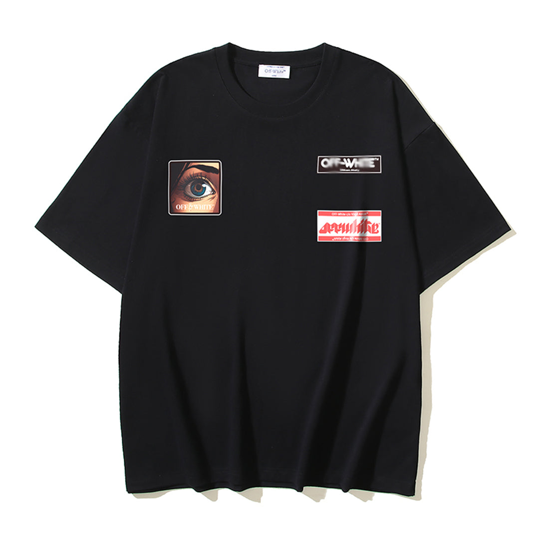 OFF-Whlte Arrow Logo Cotton T-shirt#1129