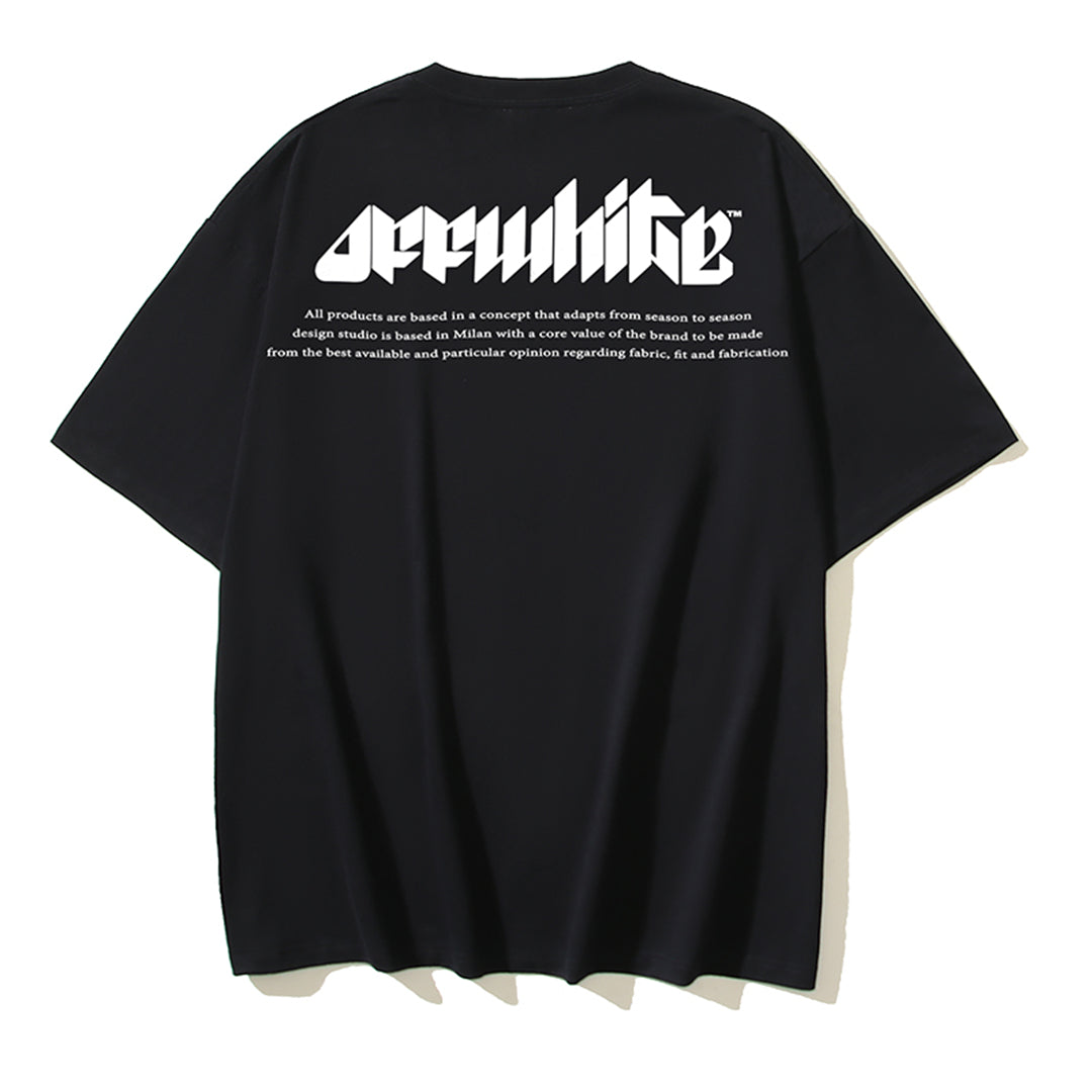OFF-Whlte Arrow Logo Cotton T-shirt#1129