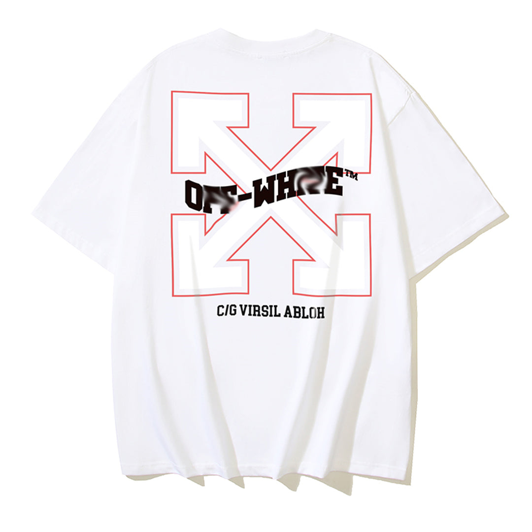 OFF-Whlte Arrow Logo Cotton T-shirt#1130