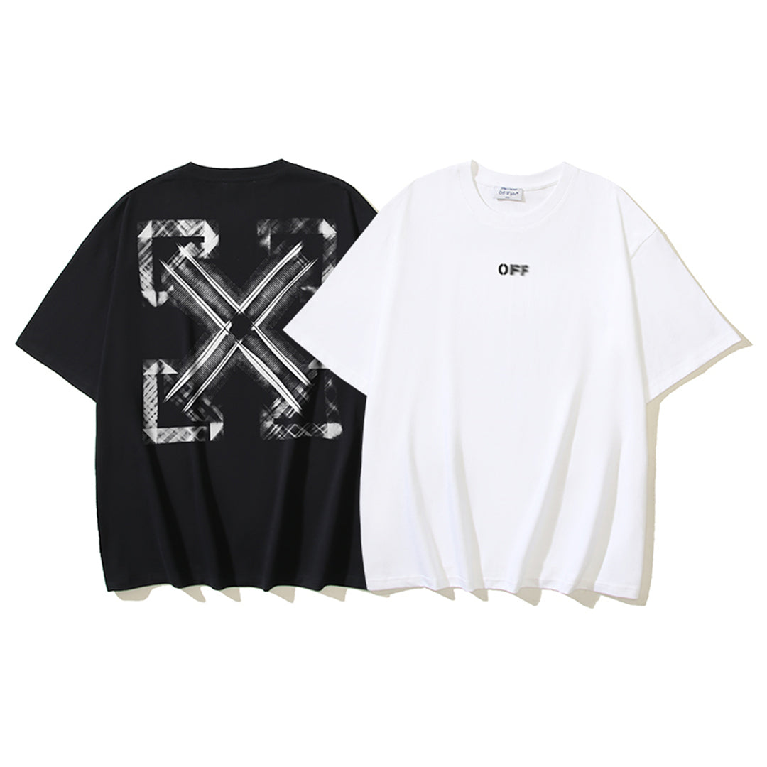 OFF-Whlte Arrow Logo Cotton T-shirt#1123