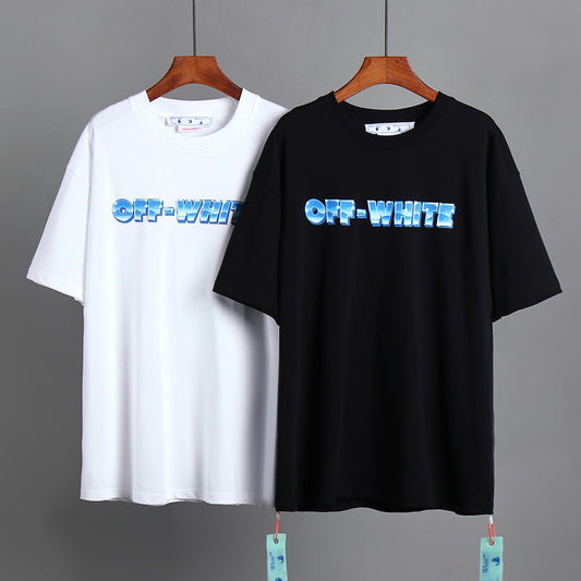 OFF-Whlte Arrow Logo Cotton T-shirt-1151