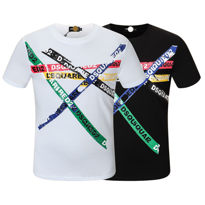 D2 Lettering Cotton T-shirt #27