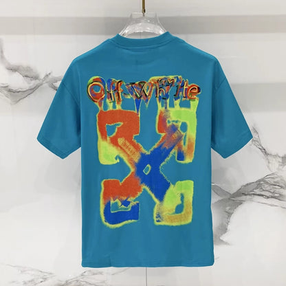 OFF-Whlte Arrow logo print T-shirt#91