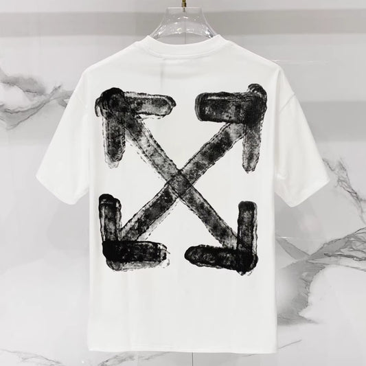 OFF-Whlte Arrow logo print T-shirt#92