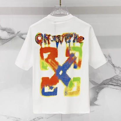 OFF-Whlte Arrow logo print T-shirt#91