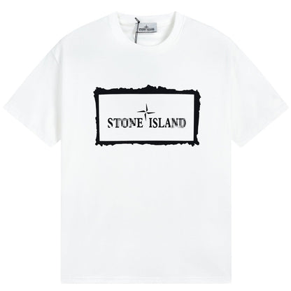 ST0NE lSLAND Pure Cotton T-Shirt #19