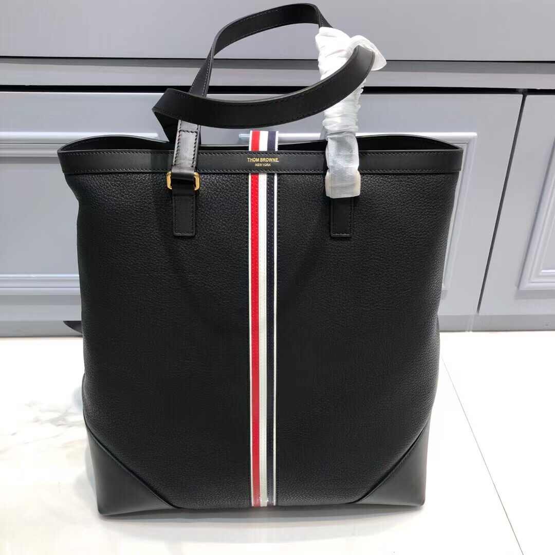 Thom Browne 2025 Men's Leather Briefcase
