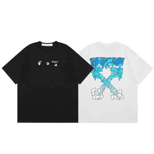 OFF-Whlte Arrow Logo Cotton T-shirt