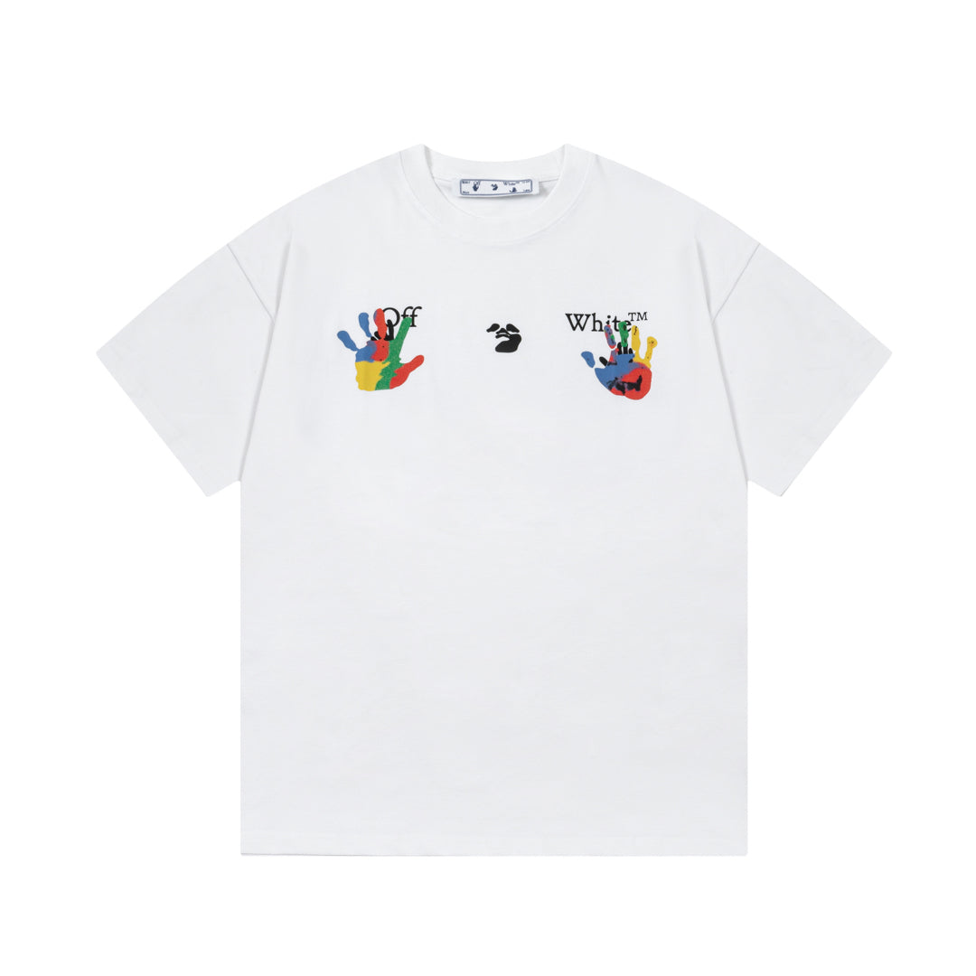 OFF-Whlte Arrow Logo Cotton T-shirt#1002